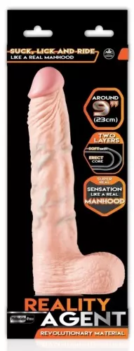 Reality Agent Realistic Dildo 19 x 4cm – 2/2