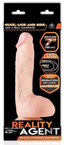 Reality Agent Realistic Dildo 14 x 4cm – 2/2