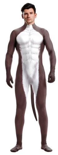Cosplay Ezel Donkey Combinatie Wit-Bruin