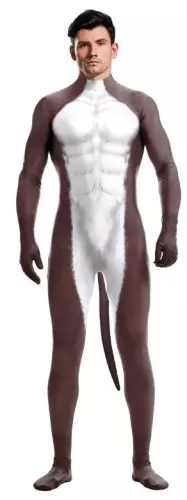 Ezel Donkey cosplay combinatie wit-bruin – 1/3