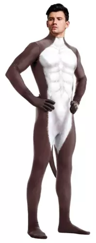 Ezel Donkey cosplay combinatie wit-bruin – 3/3