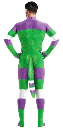 Cartoon cosplay combinatie wit-groen-violet – 2/3
