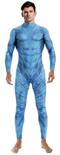 Cosplay Onder de Zee Fish Combinatie Blauw