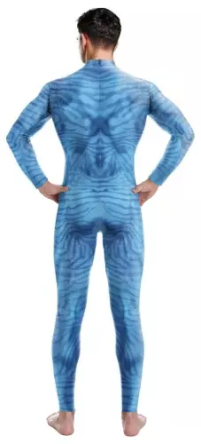 Cosplay-Anzug Unter dem Meer Fish Blau – 2/2