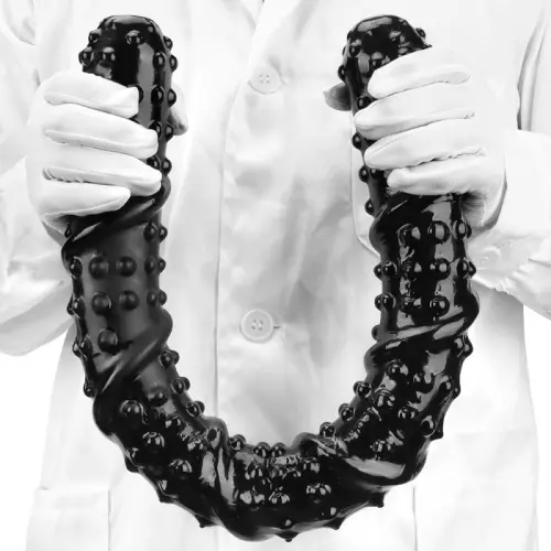 Doppeldildo Super Textur M 62 x 5,5 cm – 4/6