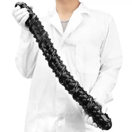 Doppeldildo Super Textur M 62 x 5,5 cm – 5/6