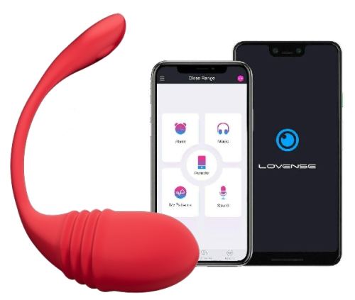Connected Vibrating Egg Vulse Lovense 8.5 x 3.7 cm