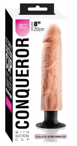 Vibrierender Dildo Conqueror 20 x 5cm – 2/2