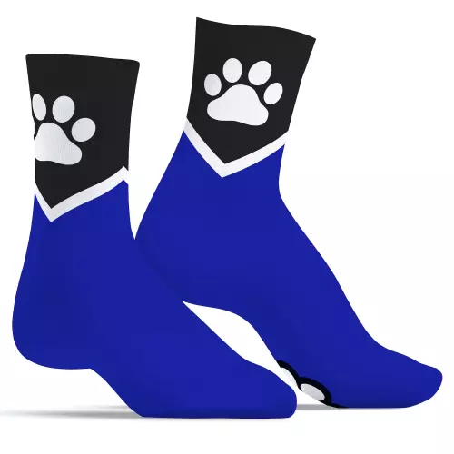 Paw Kinky Puppy Blauwe Sokken – 1/5