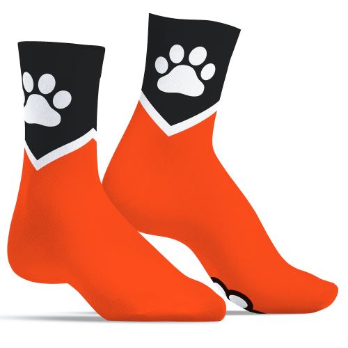 Pfoten-Socken Kinky Puppy Orange