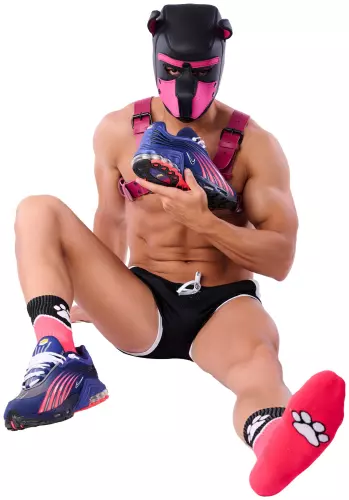 Paw Kinky Puppy Roze Sokken – 2/8