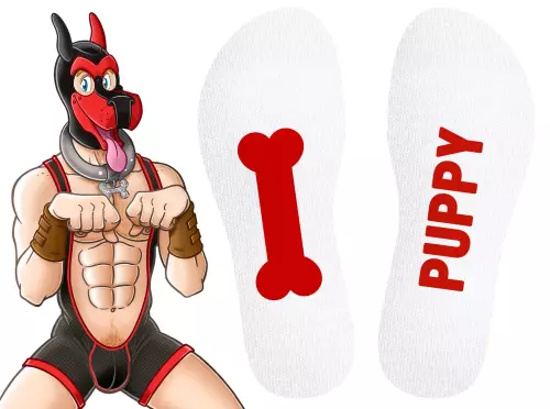 Socken Proud Puppy Kinky Puppy – 3/4
