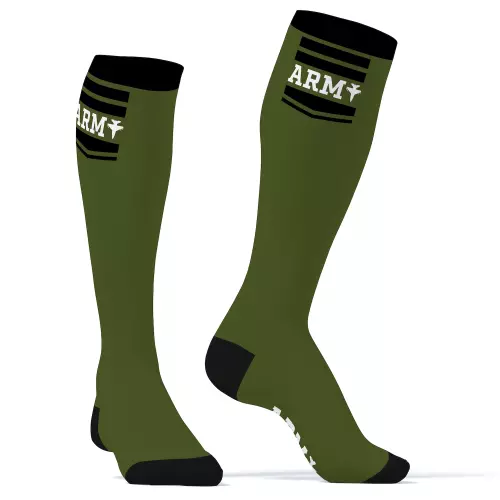 Hoge Sokken Hanky Army SneakXX Groen – 1/4