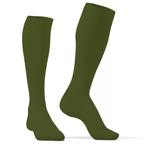 Hohe Socken COLORS SneakXX Khaki-Grün – 1/4