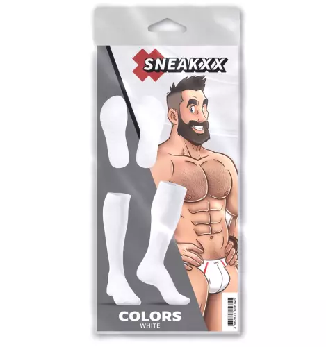 COLORS SneakXX Witte Hoge Sokken – 4/4
