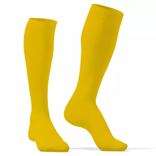 Chaussettes Hautes COLORS SneakXX Jaunes – 1/4