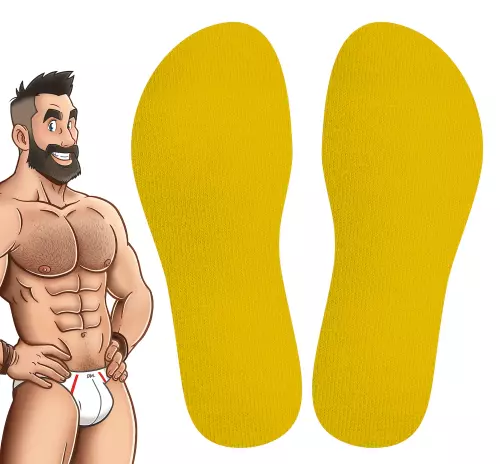 Chaussettes Hautes COLORS SneakXX Jaunes – 3/4