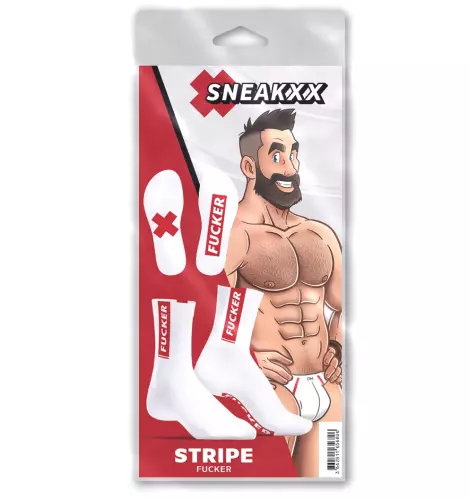 Stripe Fucker SneakXX Sokken – 4/4