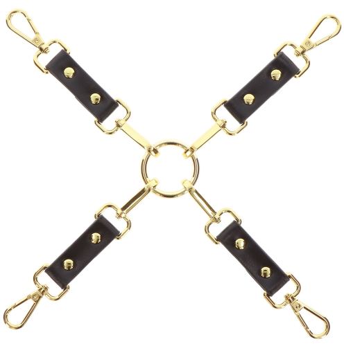 Kreuzfessel Hogtie Vogue Schwarz