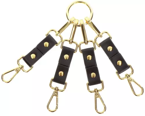 Vogue Black Cross Hogtie Straps – 4/6