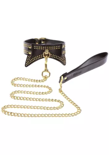Halsband und Leine Studded Vogue Schwarz – 3/10