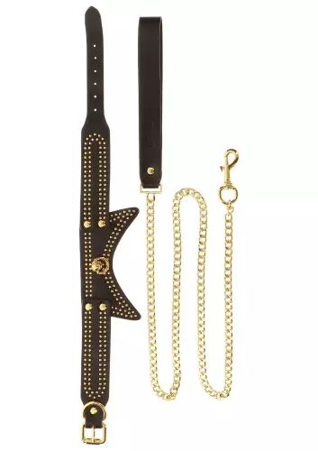 Halsband und Leine Studded Vogue Schwarz – 5/10