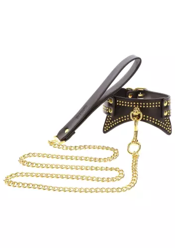 Halsband und Leine Studded Vogue Schwarz – 6/10