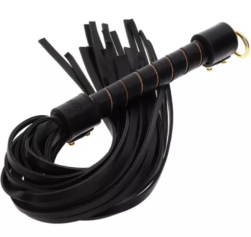 Klatsche Studded Whip 55cm Schwarz – 1/10