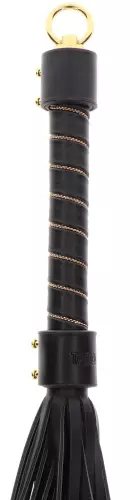 Klatsche Studded Whip 55cm Schwarz – 3/10