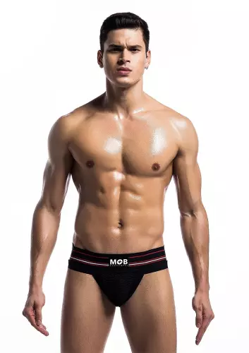 Jockstrap Brede Riem Wide Zwart – 3/7