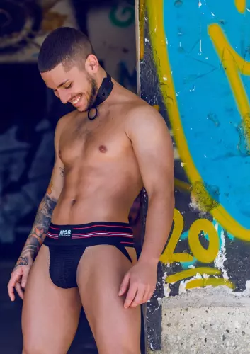 Jockstrap Brede Riem Wide Zwart – 6/7