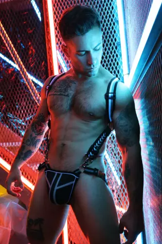 Harnas Singlet Transistor Zwart – 8/21
