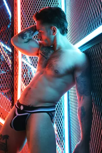Jockstrap Transistor Breedwell Schwarz-Grau – 13/19