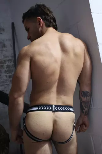 Jockstrap Transistor Breedwell Schwarz-Grau – 16/19
