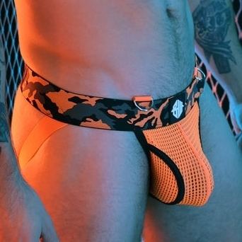 Jockstrap Neo Camo Neonorange