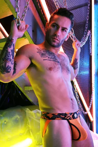 Jockstrap Neo Camo Neon-Orange – 3/14