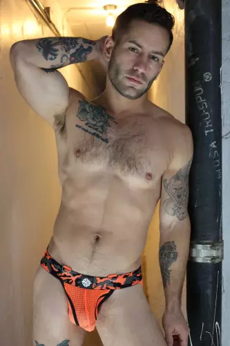 Jockstrap Neo Camo Neon-Orange – 11/14