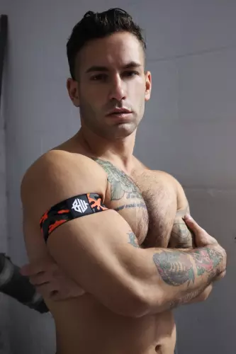 Armbänder Neo Camo Schwarz-Neon-Orange – 7/7