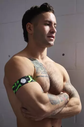 Brassards Neo Camo Zwart-Neon Groen – 8/8