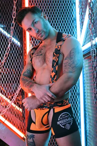 Harness Neo Camo Schwarz-Neon-Orange – 10/24