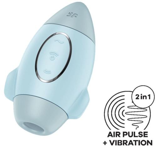 Clitoris Stimulator Mission Control Blauw