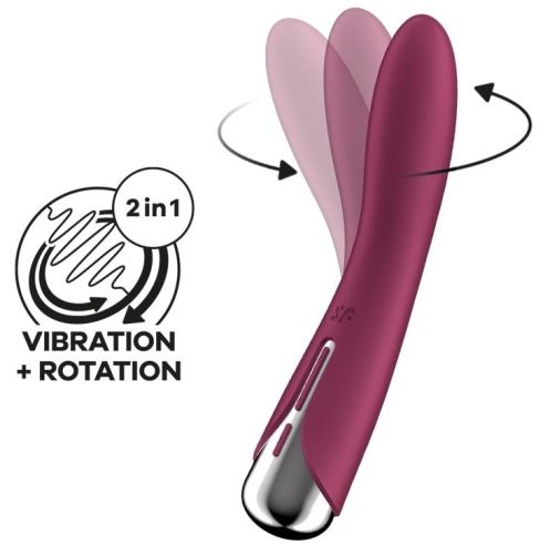 G-Punt Vibrator Spinning Vibe 1 - 11 x 3cm Framboos