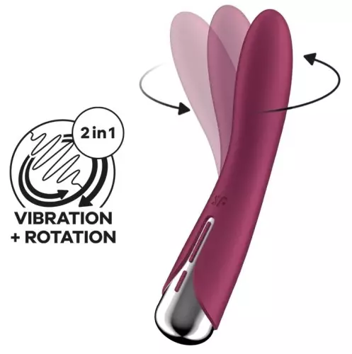 G-Punkt-Vibrator Spinning Vibe 1 - 11 x 3cm Himbeere – 1/7