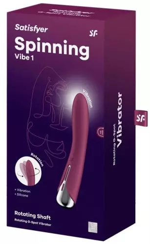 G-Punkt-Vibrator Spinning Vibe 1 - 11 x 3cm Himbeere – 2/7