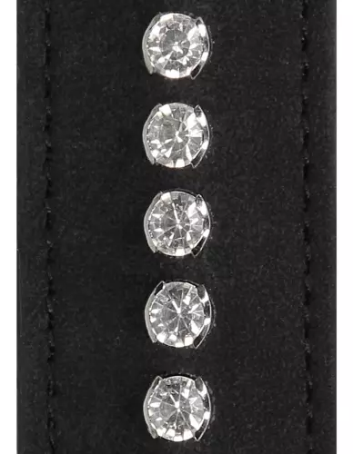 Halsband-lijn met strass Diamond Studded Zwart – 7/7