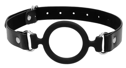 Silicone Ring Gag 40mm Black – 1/5