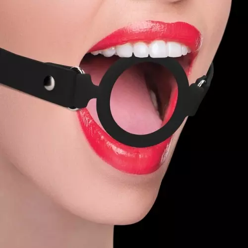 Silicone Ring Gag 40mm Black – 2/5
