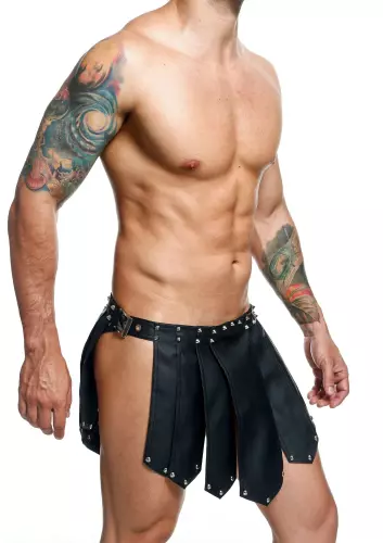Herren SM Rock Roman Skirt Schwarz – 4/8