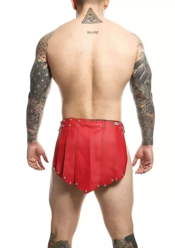 Herenrok Sm Roman Skirt Rood-Zwart – 3/8