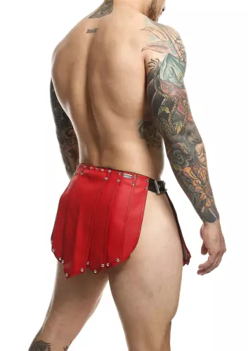 Herenrok Sm Roman Skirt Rood-Zwart – 4/8